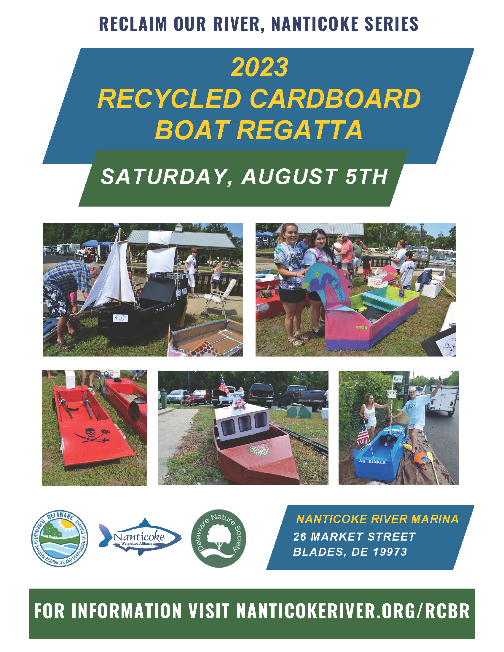Register for the Recycled Cardboard Boat Regatta!